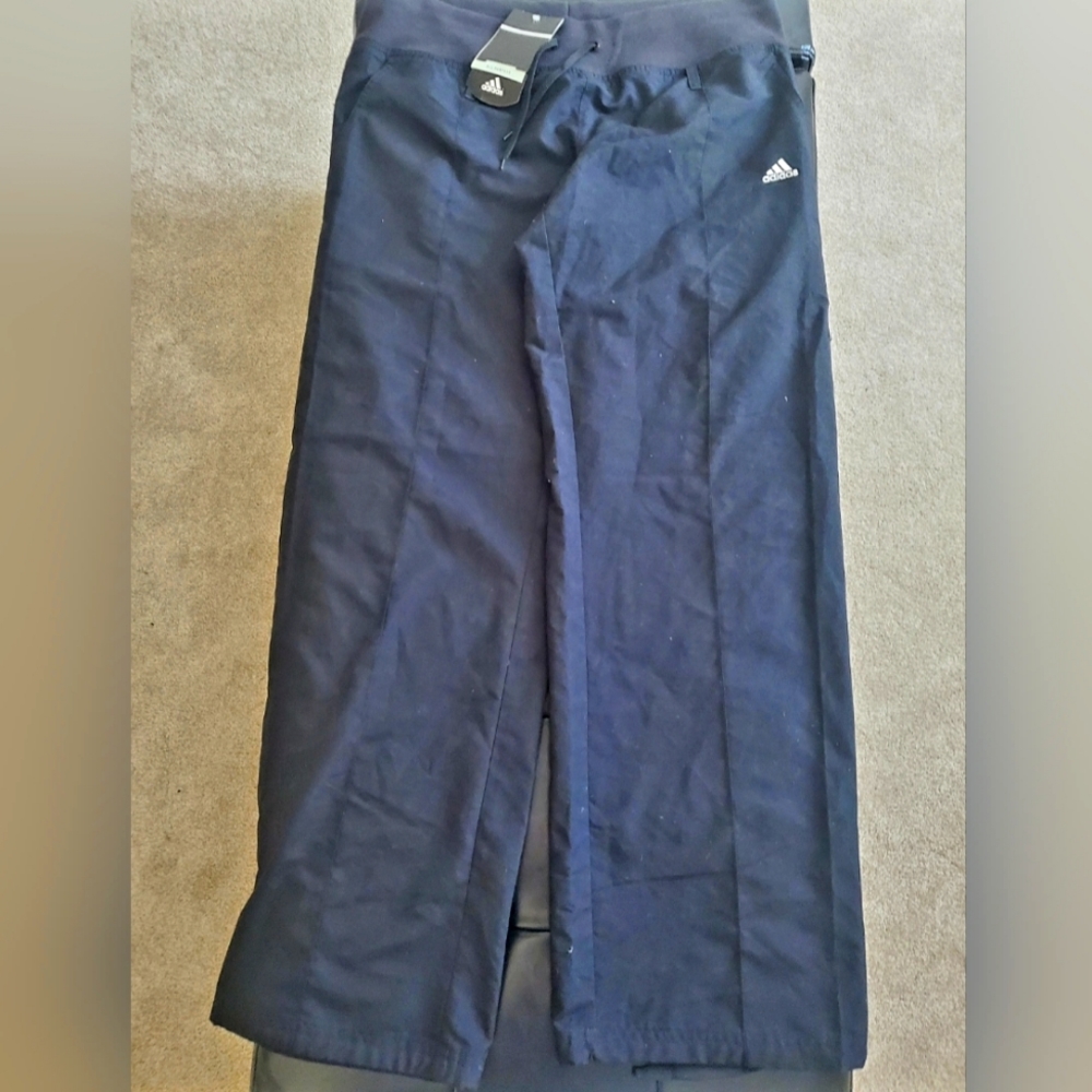 Ladies Black Adidas Relaxed Pants